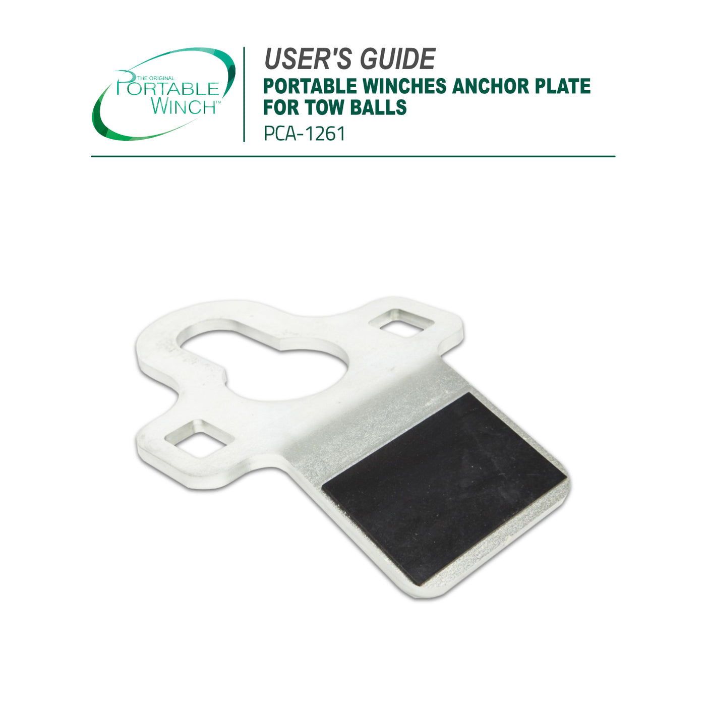 ANCHOR PLATE FOR TOW BALLS - INSTRUCTIONS