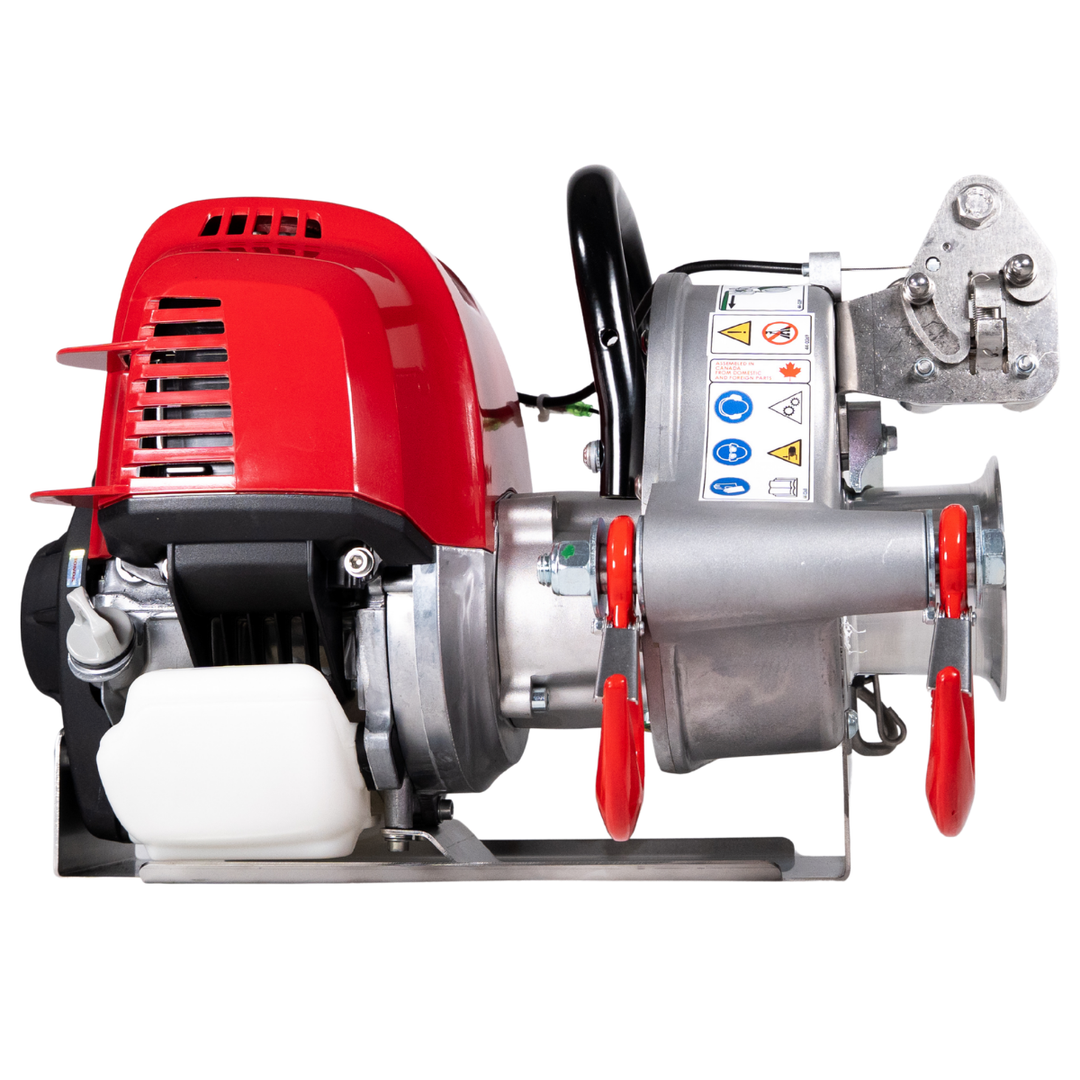 PCW4000 Gas-Powered Pulling Winch – Portable Winch USA