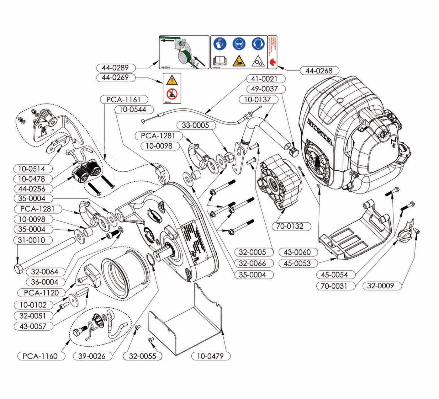 PCW4000 Spare Parts