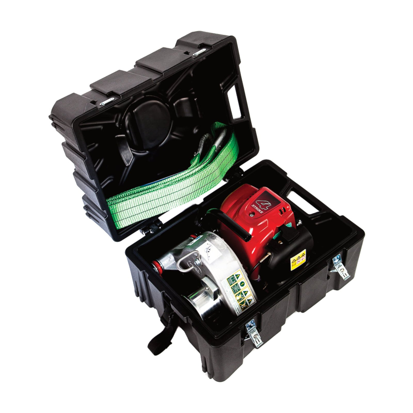 Portable Winch PCA-0102 Transport Case with Molded Shapes for