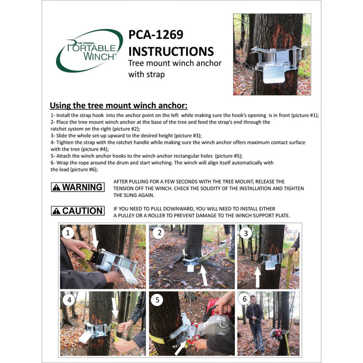 Tree-Mount Winch Anchoring System