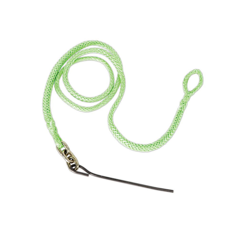 Eye splice rope choker with steel rod