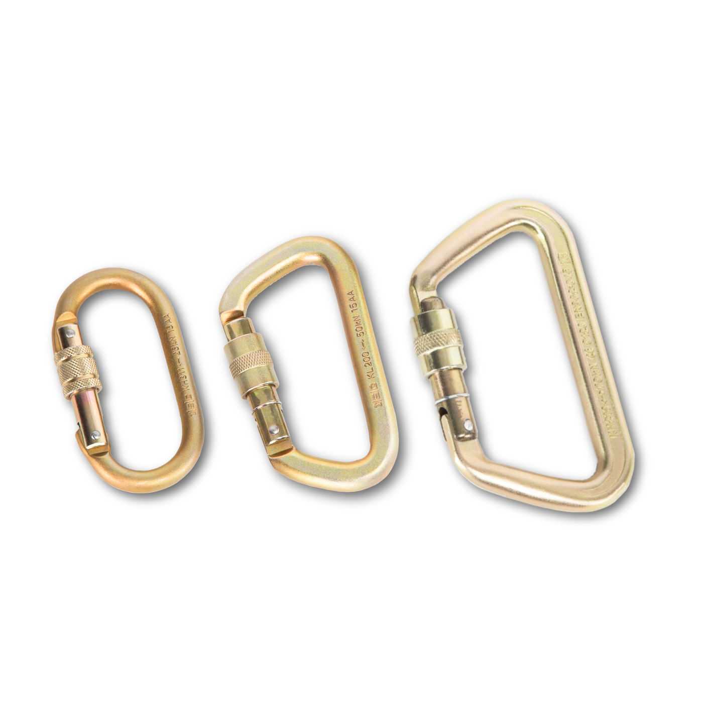 Steel Locking Carabiners