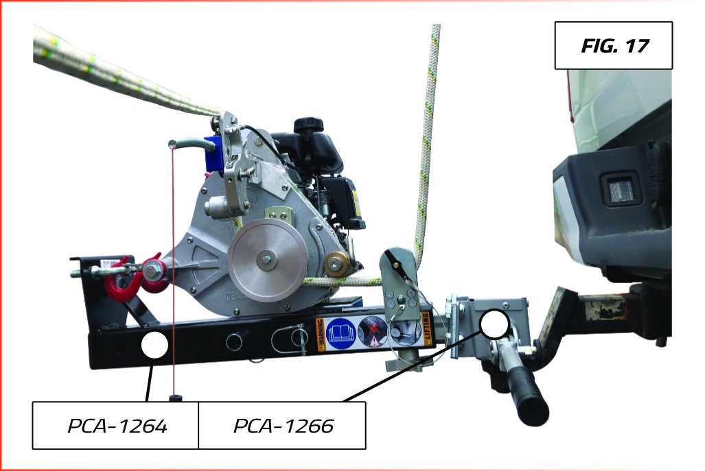 Heck-Pack Anchoring Sytem with Adaptor for 50-mm Towing Balls